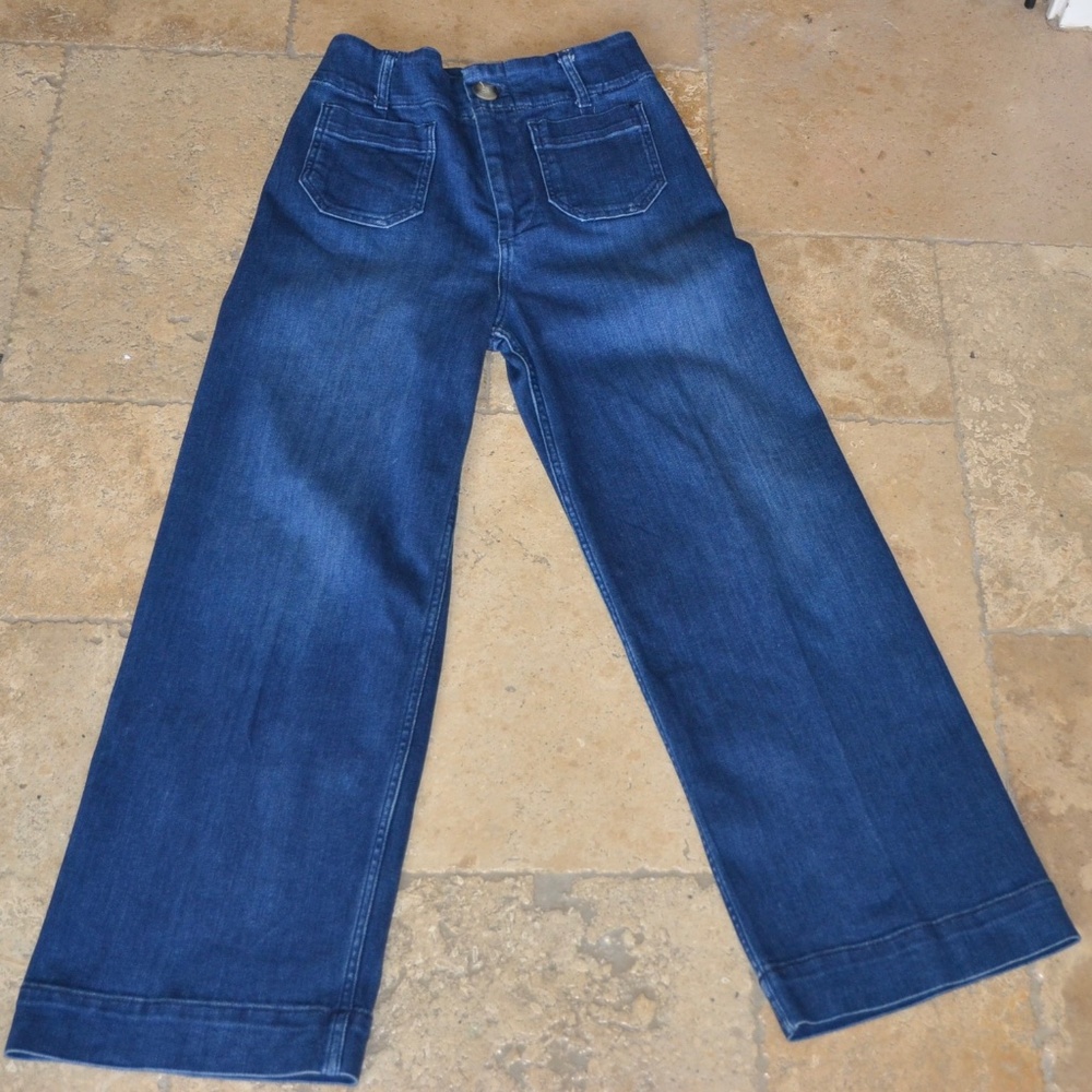 Pilcro/Anthropologie The Skipper Wide Leg Denim Jeans